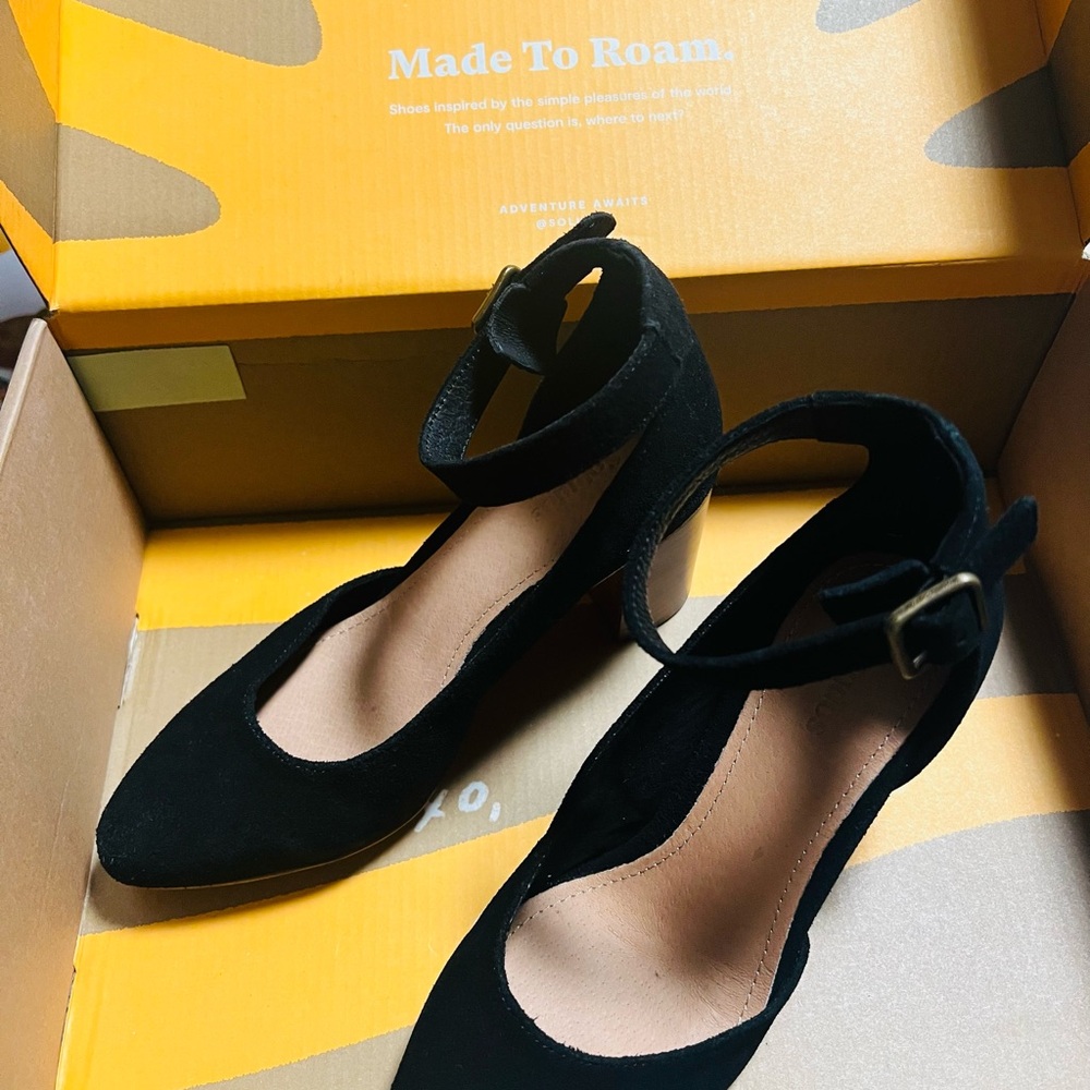 Soludo  Women's Black heel Shoes